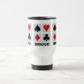 Bridge-Spieler Tasse - wählen Sie Art u. Farbe (Mittel)