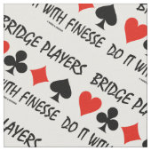 Bridge-Spieler tun es mit Finesse vier Stoff (Nahaufnahme)
