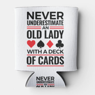 Bridge-Spieler unterschätzen Alte Lady Cards nie Dosenkühler