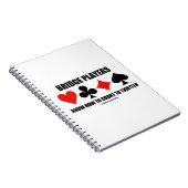 Bridge-Spieler wissen, wie man bis dreizehn zählen Notizblock (Rechte Seite)