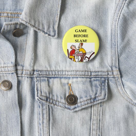 Bridge-Spieler Witz Button (Beispiel)