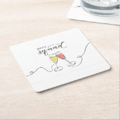 Bridge Squad Champagne Toast Paper Untersetzer (angewinkelt)