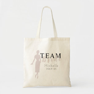 Bridge Squad Editable Color Brautparty Tote Bag Tragetasche