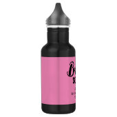 Bridge Squad Name Brautparty Junggeselinnen-Abschi Edelstahlflasche (Links)