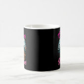 Bridge Squad Retro Camping Camp Junggeselinnen-Abs Kaffeetasse (Mittel)