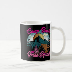 Bridge Squad Retro Camping Camp Junggeselinnen-Abs Kaffeetasse