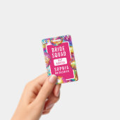 Bridge Squad VIP Disco Ball Foto Bachelorette Ausweis (Handheld)