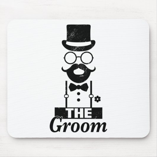 Bridge Squat Groom Bachelor Party Mousepad (Vorne)