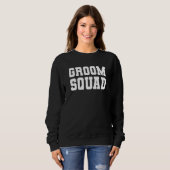 Bridge Squat Groom Bachelor Party Sweatshirt (Vorne ganz)