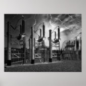 Bridge St Power Substation 2 - Spokane Washington Poster (Vorne)