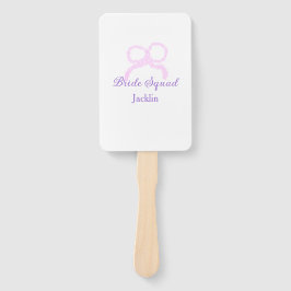 Bridge-Staffel Rosa Glitzer Bugstar Bräunungsname Fächer