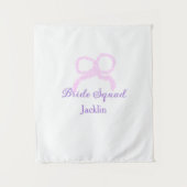 Bridge-Staffel Rosa Glitzer Bugstar Bräunungsname Wandteppich (Vorderseite)