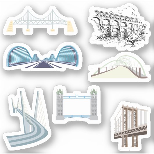 Bridge Stickers Aufkleber (Vorderseite)