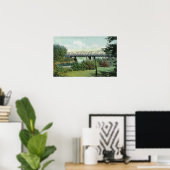 Bridge Street View von Hadley Bridge Poster (Heimbüro)
