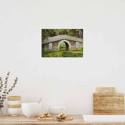 Bridge, Summer Palace, Peking, China Poster (Küche)