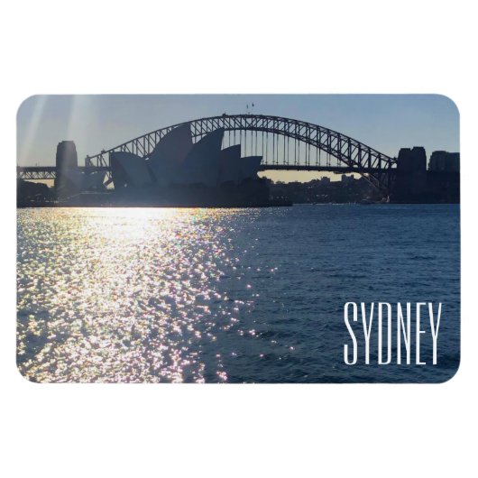 Bridge-Sydney-Sonnenschein Magnet (Horizontal)