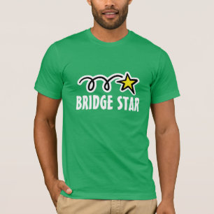 Bridge-T-Shirt mit cooler Aufschrift und lustigem  T-Shirt