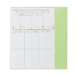 Bridge Tally Pad Notizblock