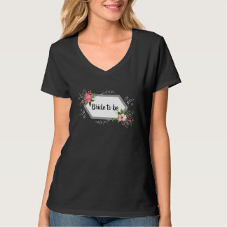 Bridge to be Aquarell floral Brautparty T-Shirt