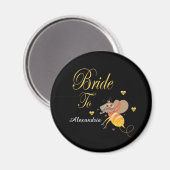 Bridge to be Bridal Personalize Magnet (Vorderseite/Rückseite)