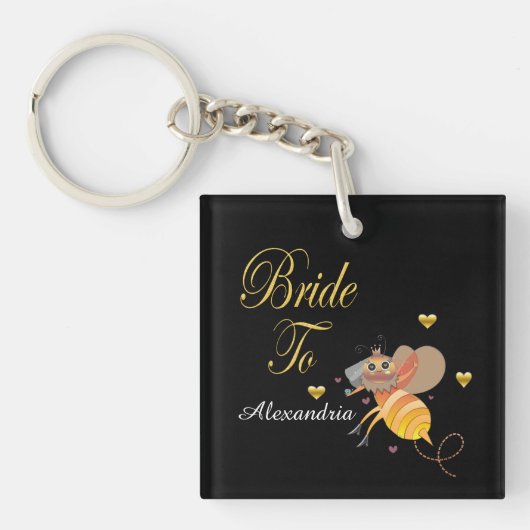 Bridge to be Bridal Personalize Schlüsselanhänger (Vorderseite)