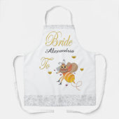 Bridge to be Bridal Personalize Schürze (Vorderseite)