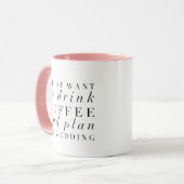 Bridge to be Gift Funny Bridal Gift Tasse (Vorderseite Links)