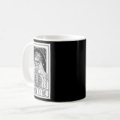 Bridge to be Gothic Skeleton Tarot Card Bacheloret Kaffeetasse (Vorderseite Links)