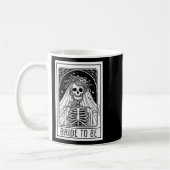 Bridge to be Gothic Skeleton Tarot Card Bacheloret Kaffeetasse (Links)