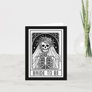 Bridge to be Gothic Skeleton Tarot Card Bacheloret Karte