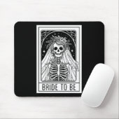 Bridge to be Gothic Skeleton Tarot Card Bacheloret Mousepad (Mit Mouse)