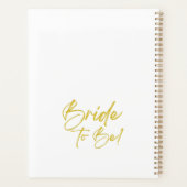 Bridge to be Planner . Bestes Bridal Geschenk Planer (Rückseite)
