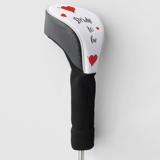 Bridge to be Wedding Golf Head Abdeckung Headcover (angewinkelt)