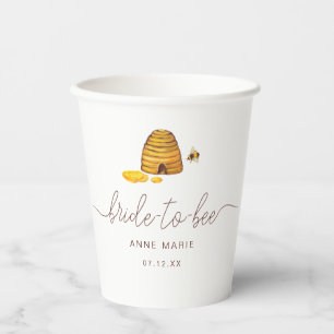 Bridge to Bee Beverage Paper Cups Pappbecher