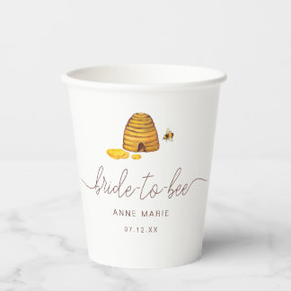 Bridge to Bee Beverage Paper Cups Pappbecher