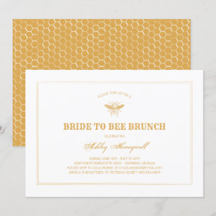 Bridge to Bee Brunch Einladung
