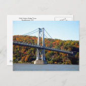 Bridge Tower im Herbst Postkarte (Vorne/Hinten)