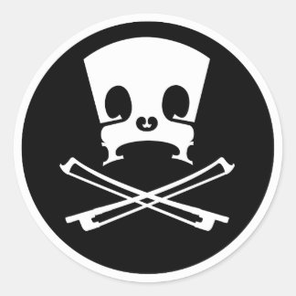 Bridge- und Bows-Aufkleber Runder Aufkleber