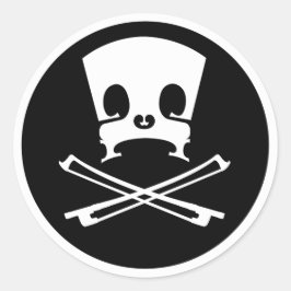 Bridge- und Bows-Aufkleber Runder Aufkleber