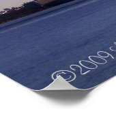 Bridge und NY Skyline Print Poster (Ecke)