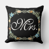 Bridge Vintage Blumengartenwirbel Kissen (Vorderseite)