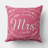 Bridge Vintage Blumengartenwirbel Kissen (Vorderseite)