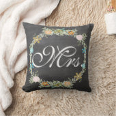 Bridge Vintage Blumengartenwirbel Kissen (Decke)