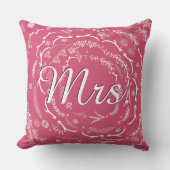 Bridge Vintage Blumengartenwirbel Kissen (Vorderseite)