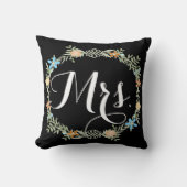 Bridge Vintage Blumengartenwirbel Kissen (Vorderseite)