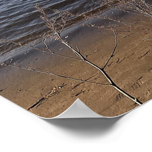 Bridge Waterscape Foto Poster (Ecke)