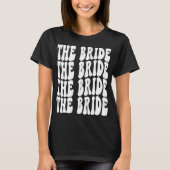 Bridge White Customized Matching Brautparty T-Shirt (Vorderseite)