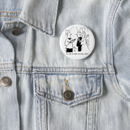 Bridge Will Karo Small Print Cartoon Button (Beispiel)