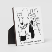 Bridge Will Karo Small Print Cartoon Fotoplatte (Vorderseite)