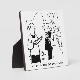 Bridge Will Karo Small Print Cartoon Fotoplatte